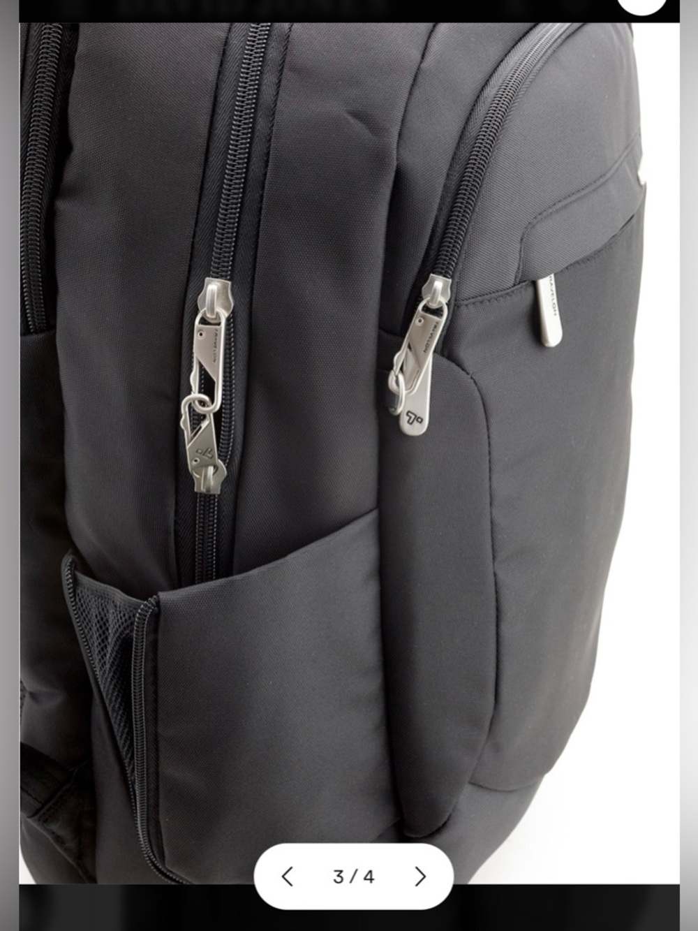 Travelon Anti-theft Classic Large Unisex Backpack - Picture 3 of 5